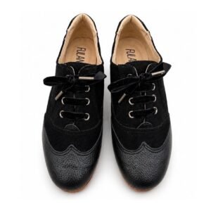 Oxford curvy- Mix Black